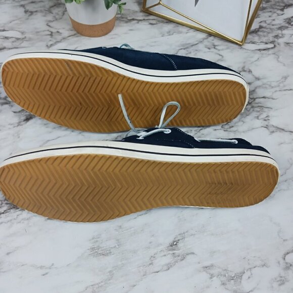 STEVE MADDEN Welinton men\'s moccasin blue leather shoes size 13 main image 3